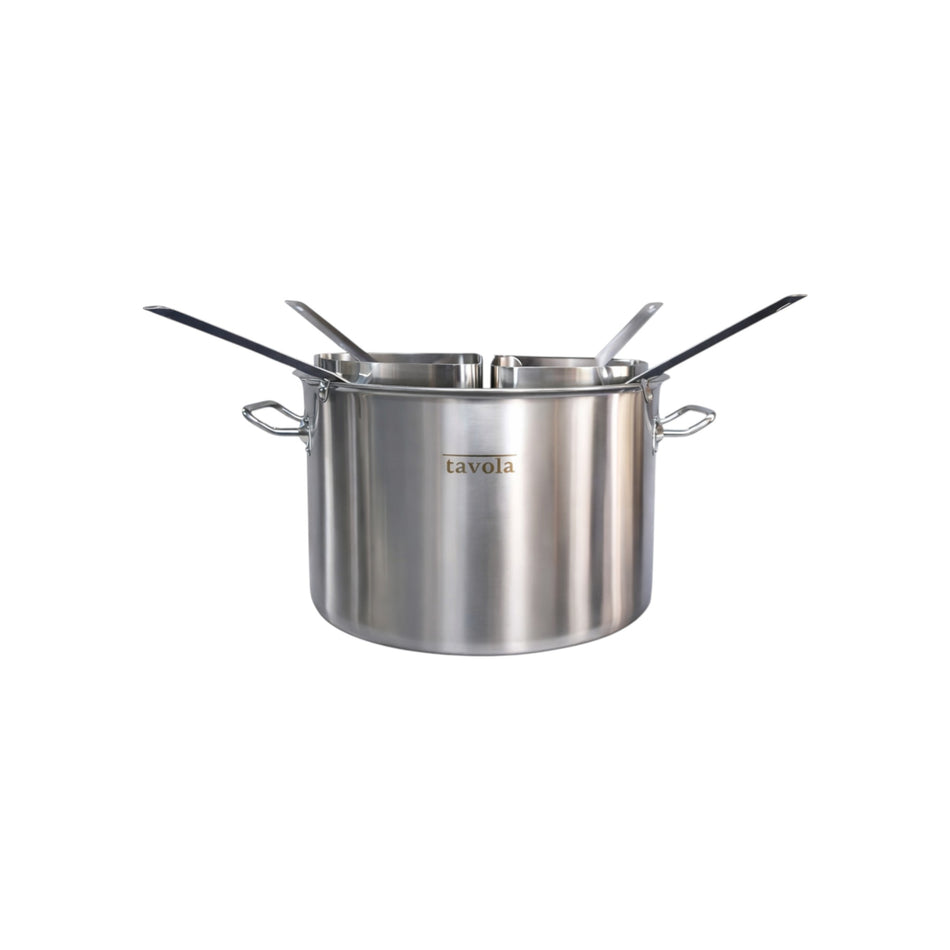 OLLA PARA COCCION DE PASTA C/4 PZ Y TAPA