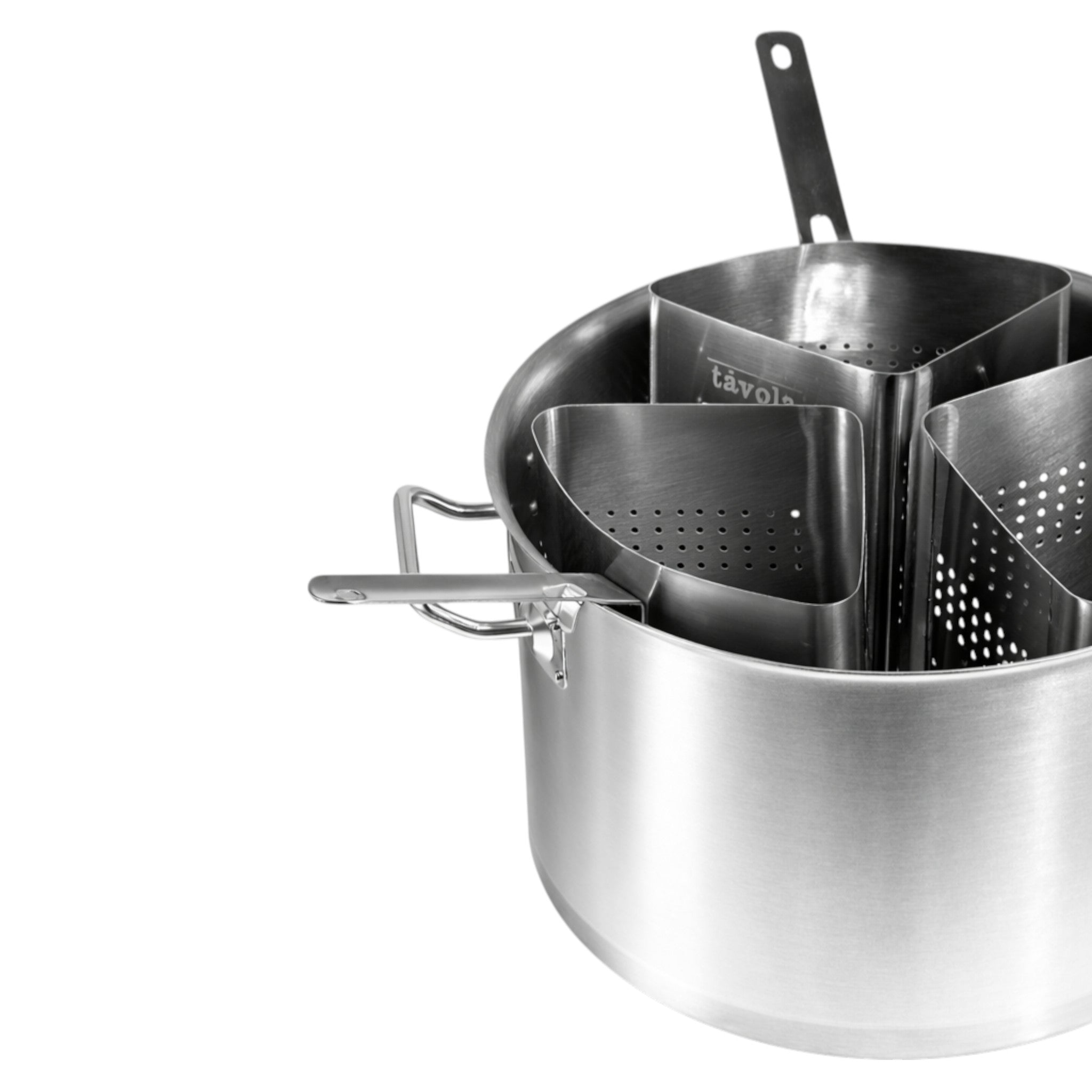 OLLA PARA COCCION DE PASTA C/4 PZ Y TAPA