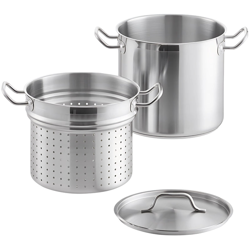 OLLA PARA PASTA 18/8 12 QT AC INOX