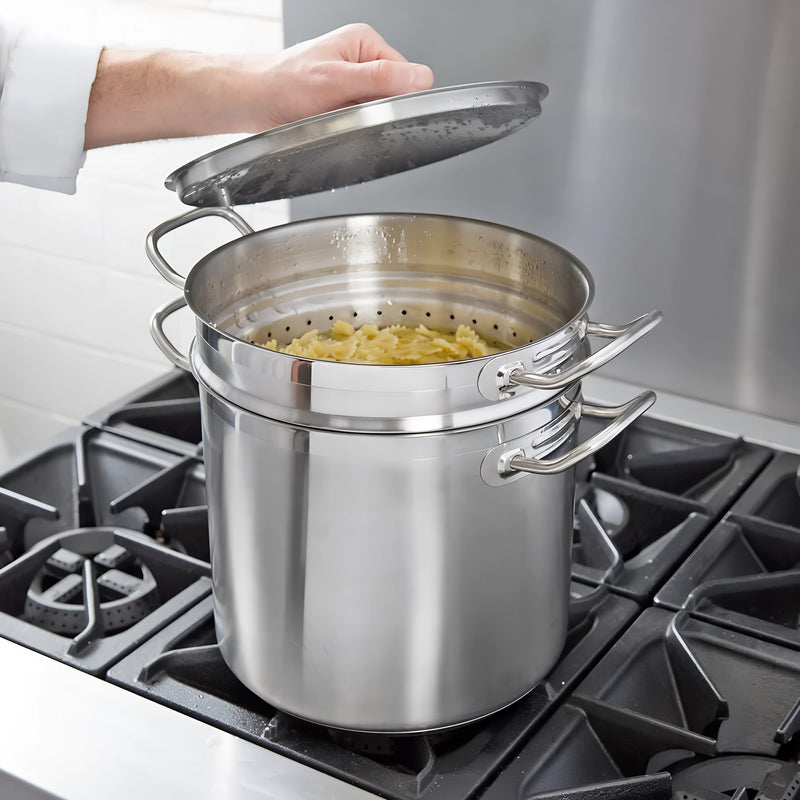 OLLA PARA PASTA 18/8 12 QT AC INOX