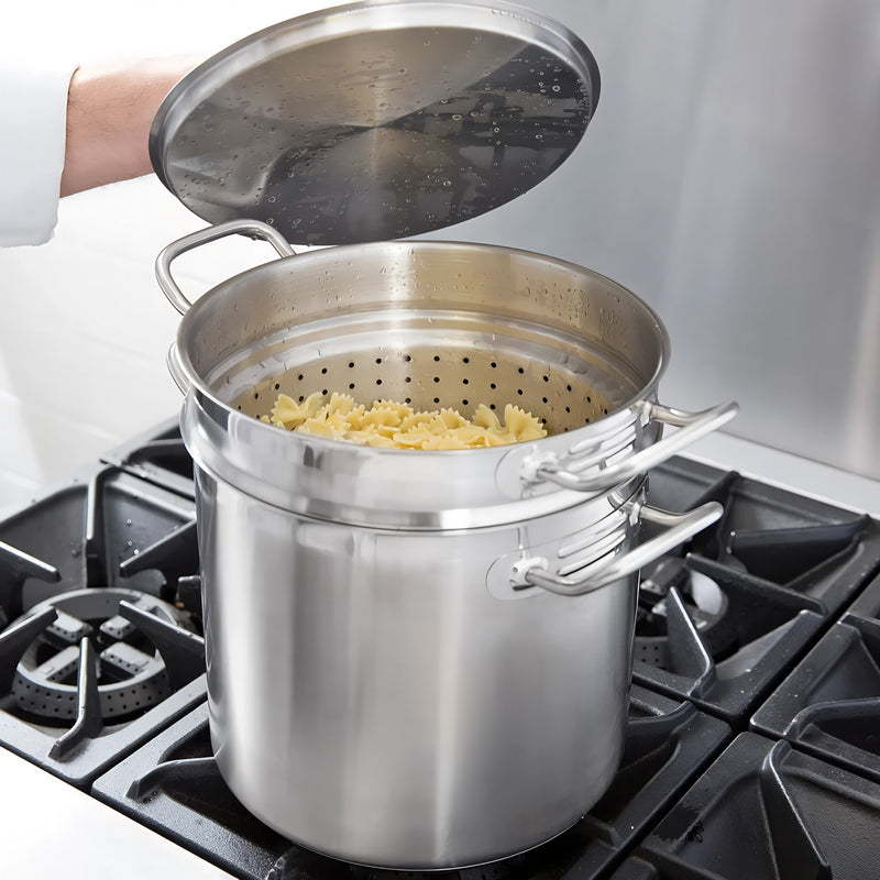 OLLA PARA PASTA 18/8 20 QT AC INOX
