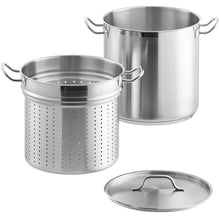 Cargar imagen en el visor de la galería, OLLA PARA PASTA 18/8 20 QT AC INOX
