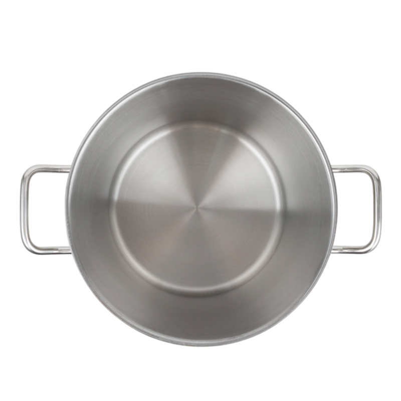 OLLA FONDO 40 QT C/TAPA AC INOX 18/8