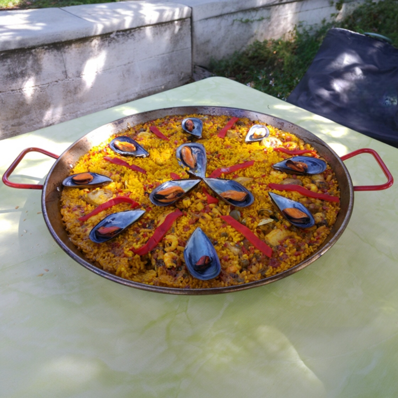 PAELLERA DE HIERRO 65 CM LACOR