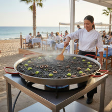 Cargar imagen en el visor de la galería, PAELLERA DE HIERRO 90 CM LACOR
