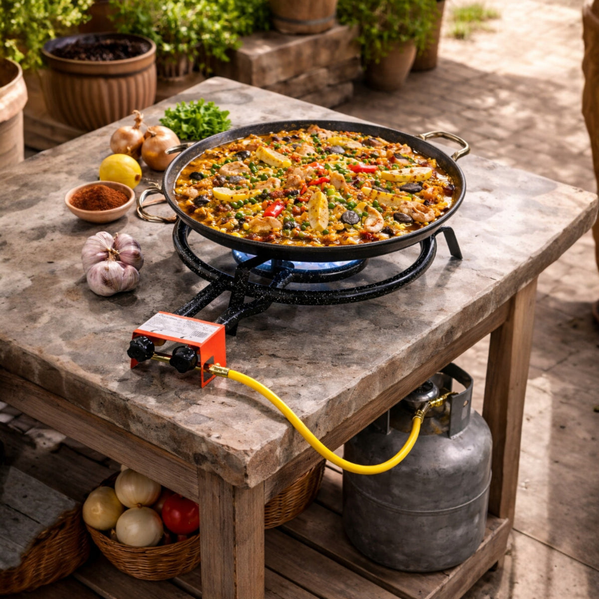 PAELLERO GAS BUTANO DE 50 CM LACOR