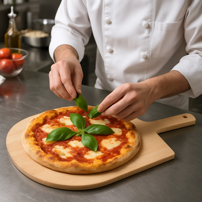 PALA PIZZA 55x30x1.5 MANGO CORTO