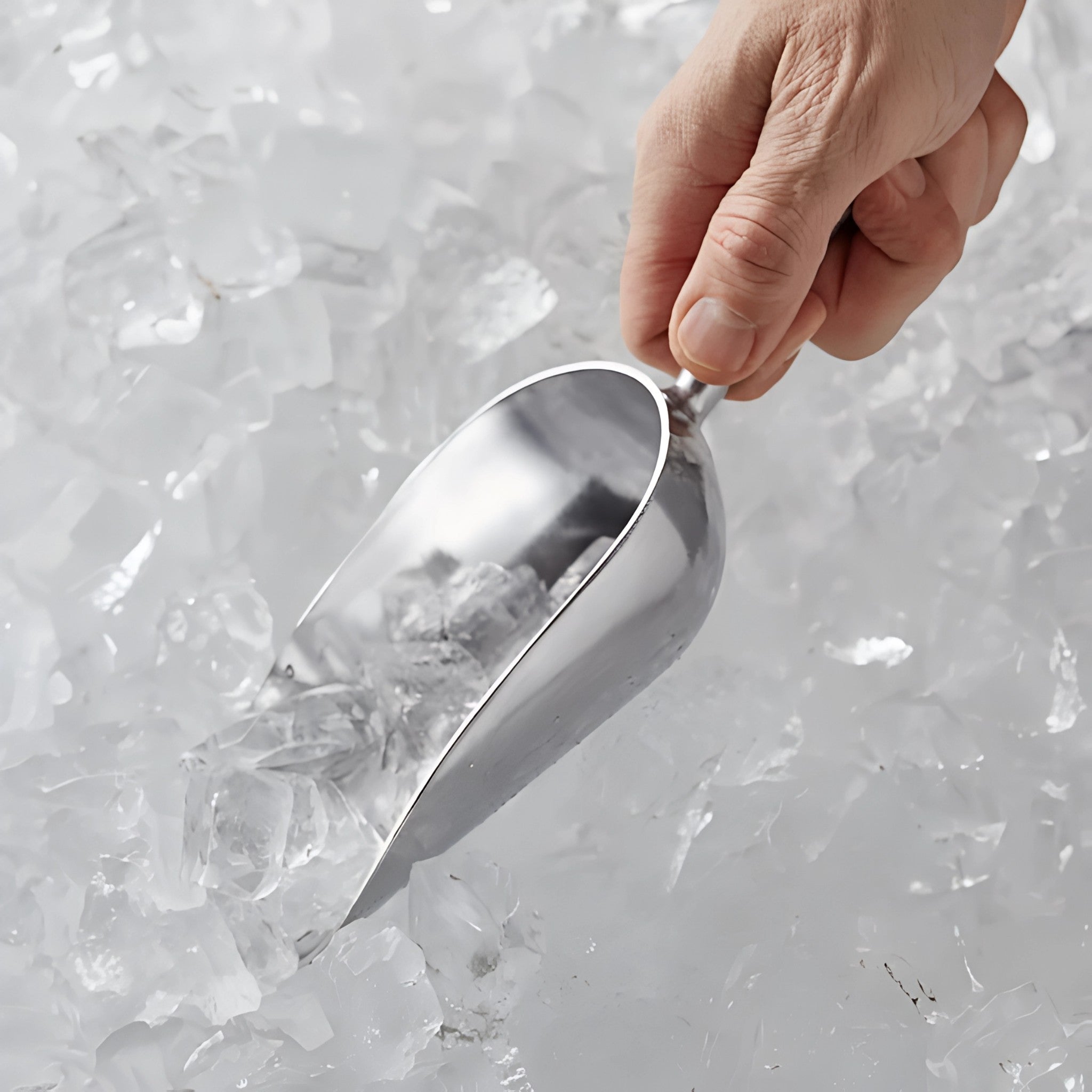 PALA P/HIELO 12 OZ ALUMINIO