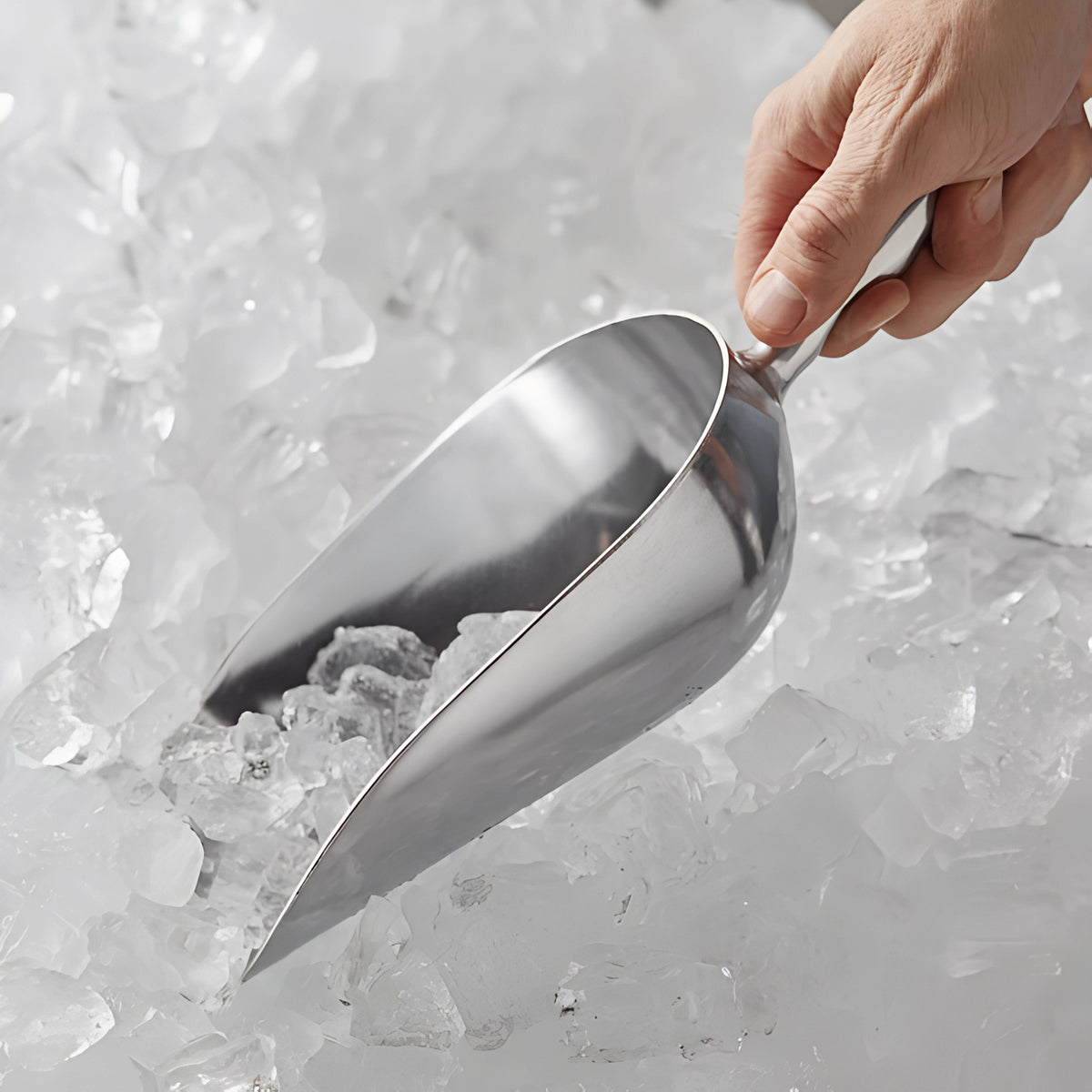 PALA P/HIELO 38 OZ ALUMINIO