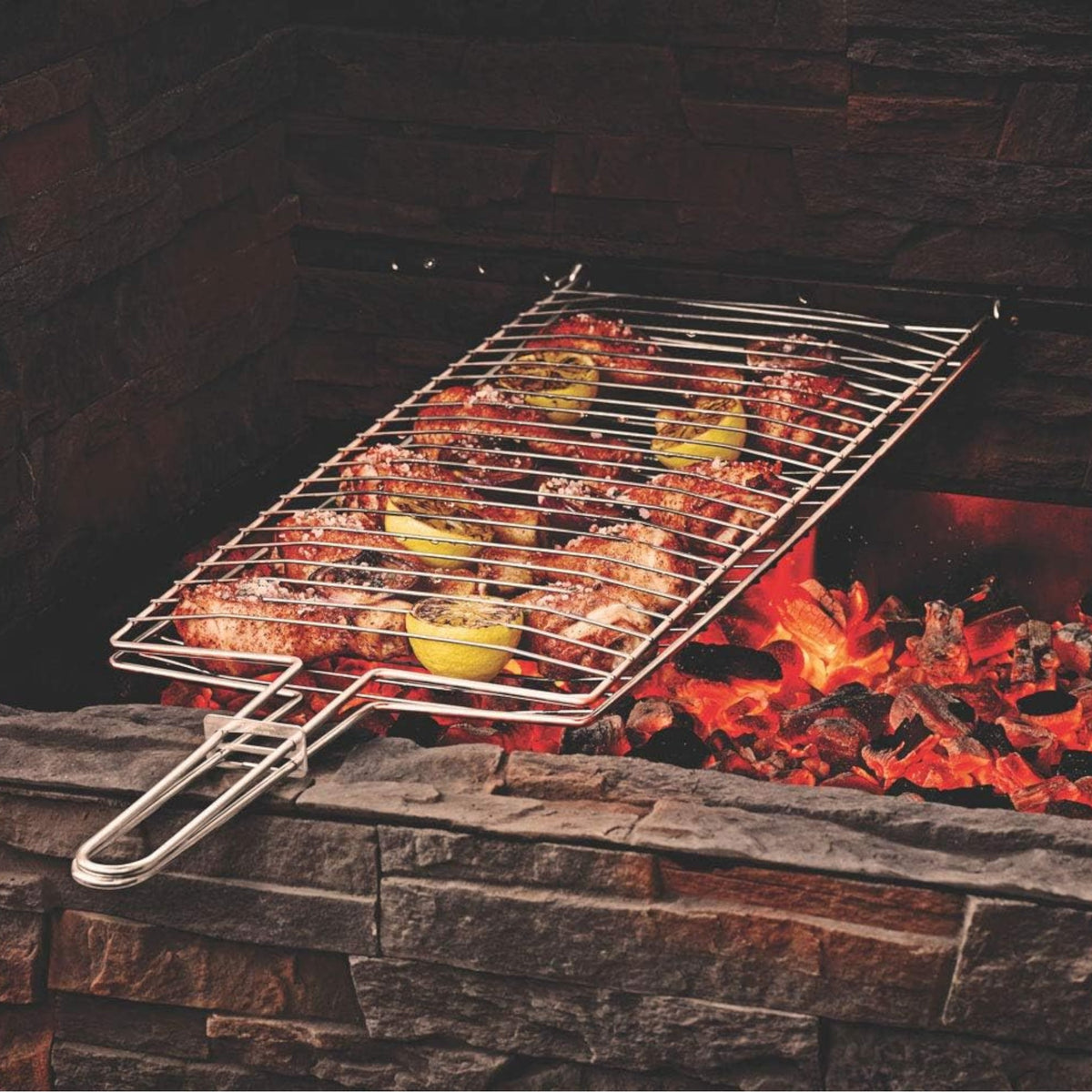 PARRILLA DE ACERO INOXIDABLE
