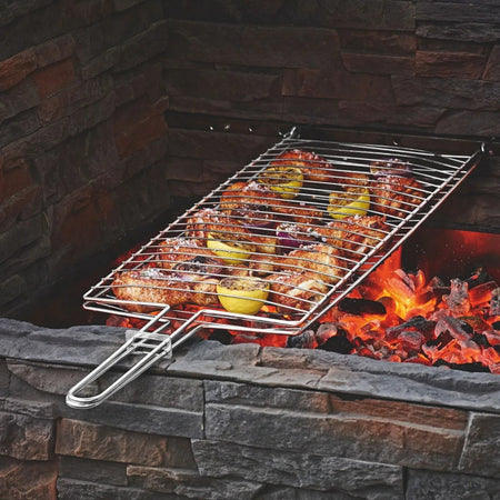 PARRILLA DE ACERO INOXIDABLE