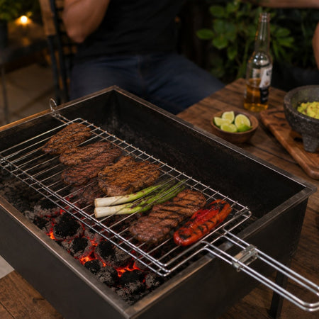 PARRILLA DE ACERO INOXIDABLE