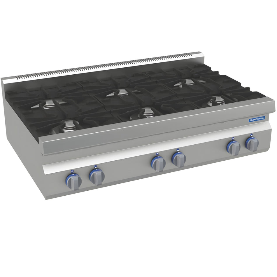 PARRILLA INDUSTRIAL 6 QUEMADORES INOX