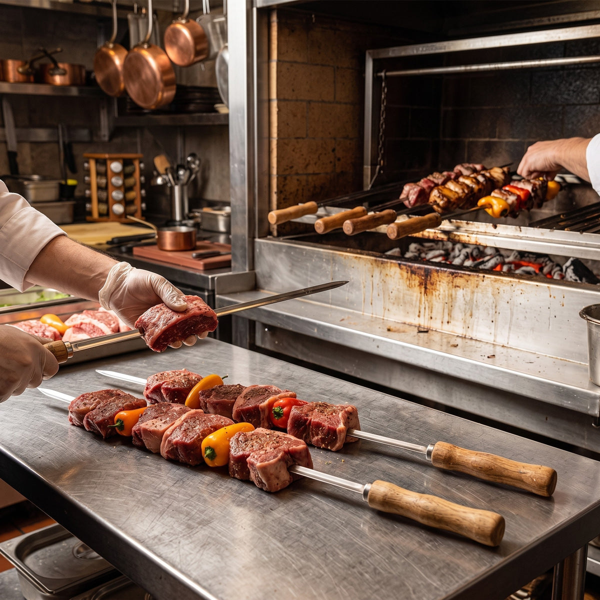 PINCHO P/ASADO 85 x 1.5 CM