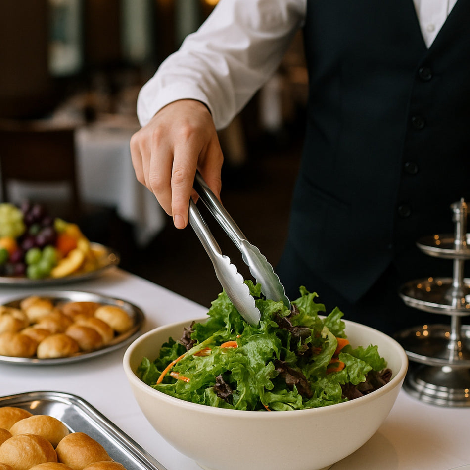 PINZA  ACERO INOX 12" DE LUJO