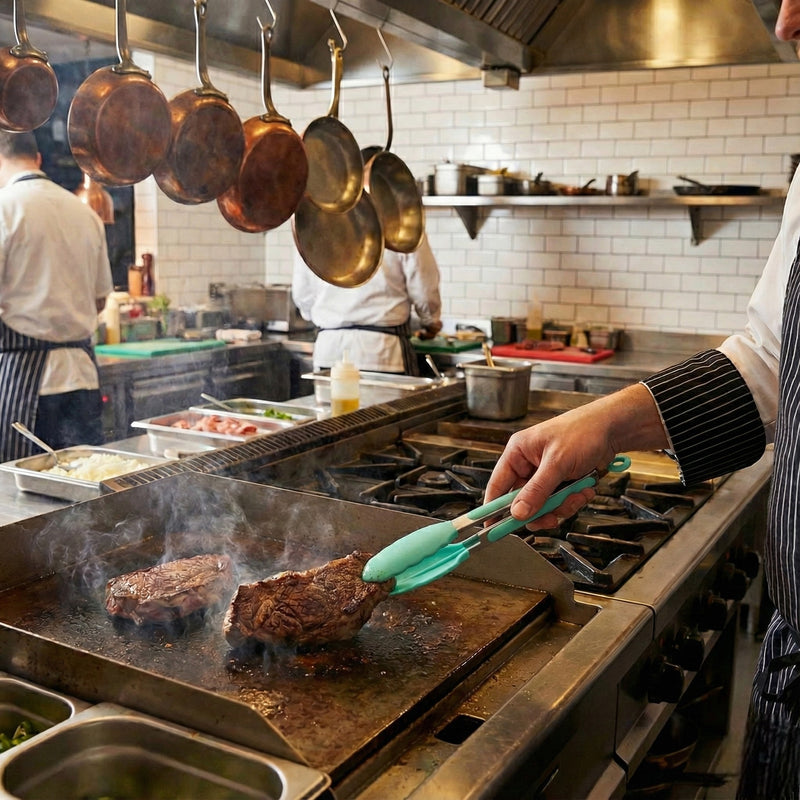 PINZA DE SILICON 7" VERDE