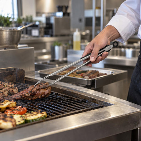 PINZA PARA CARNE CHURRASCO BLACK