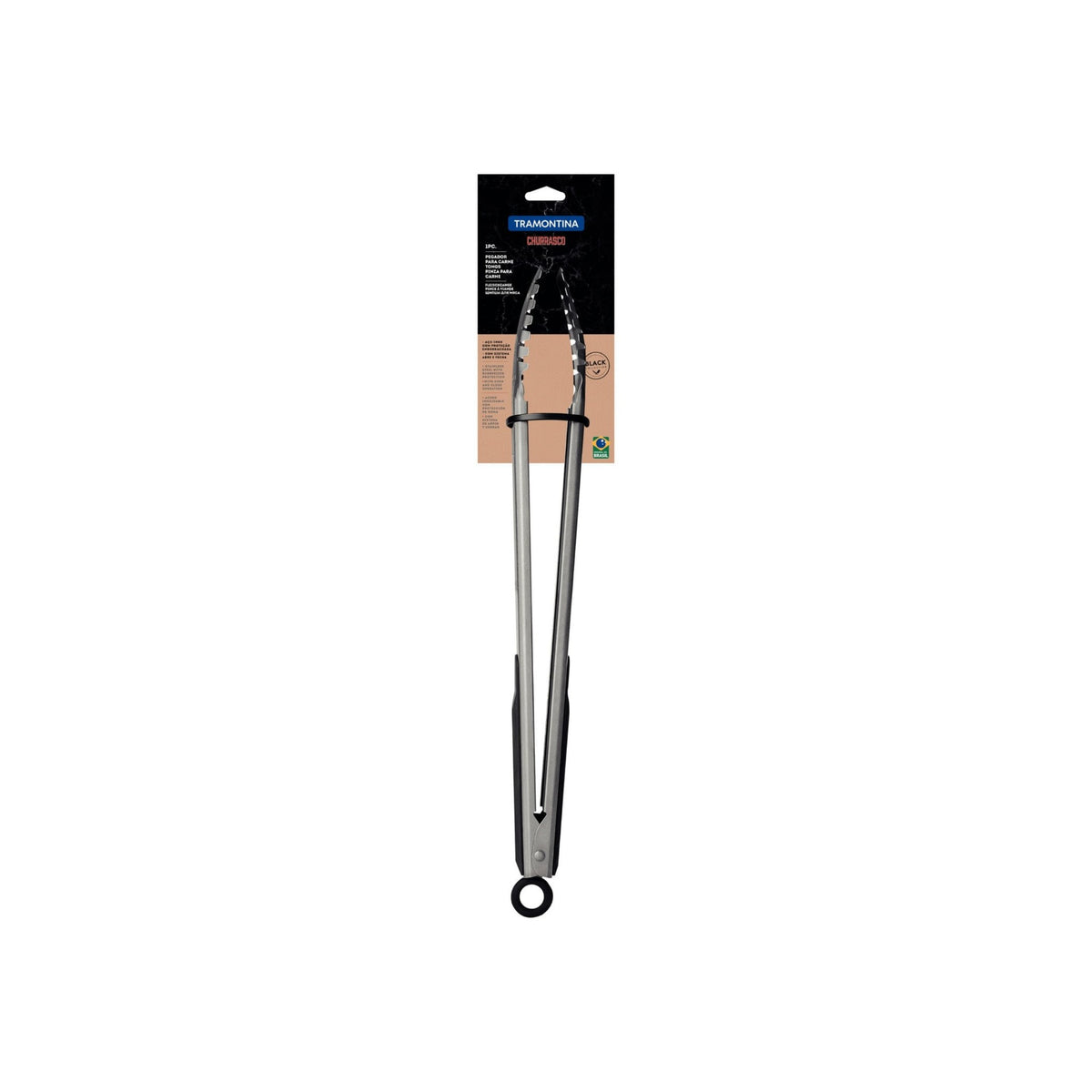 PINZA PARA CARNE CHURRASCO BLACK