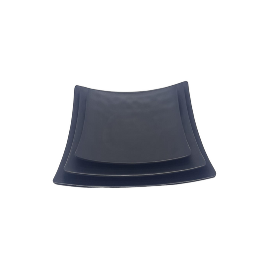 JET BLACK PLATO CUAD 15 CM