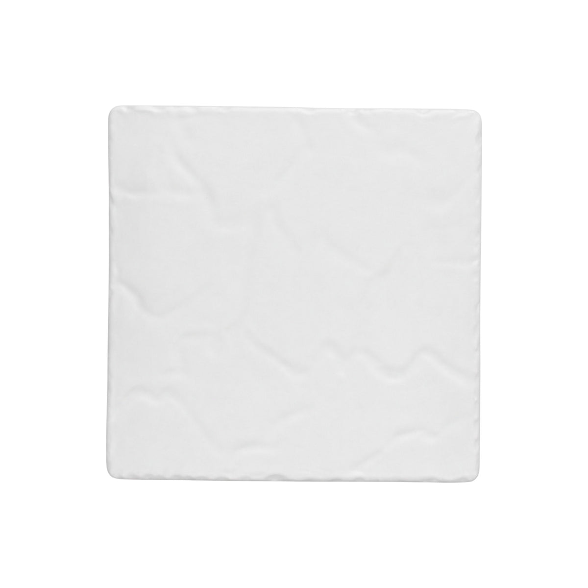 PLATON CUADRADO 25 CM BCO MATE