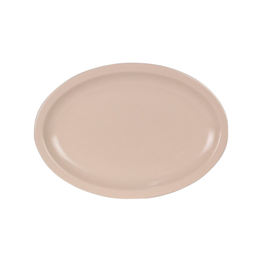 PLATO OVALADO 11.5" BEIGE 29 CM