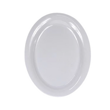 Cargar imagen en el visor de la galería, PLATO OVAL 14&quot; BLANCO 36 CM
