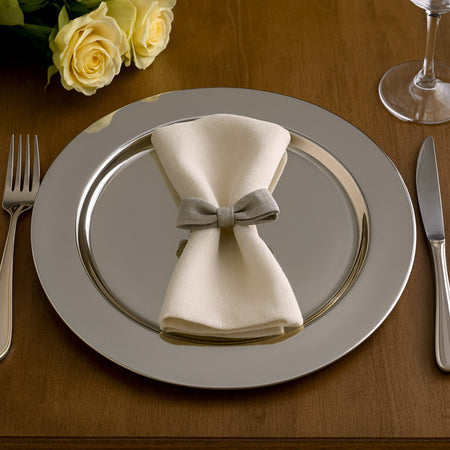 PLATO BASE 30 CM ACERO INOX