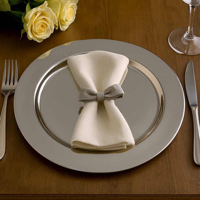PLATO BASE 30 CM ACERO INOX