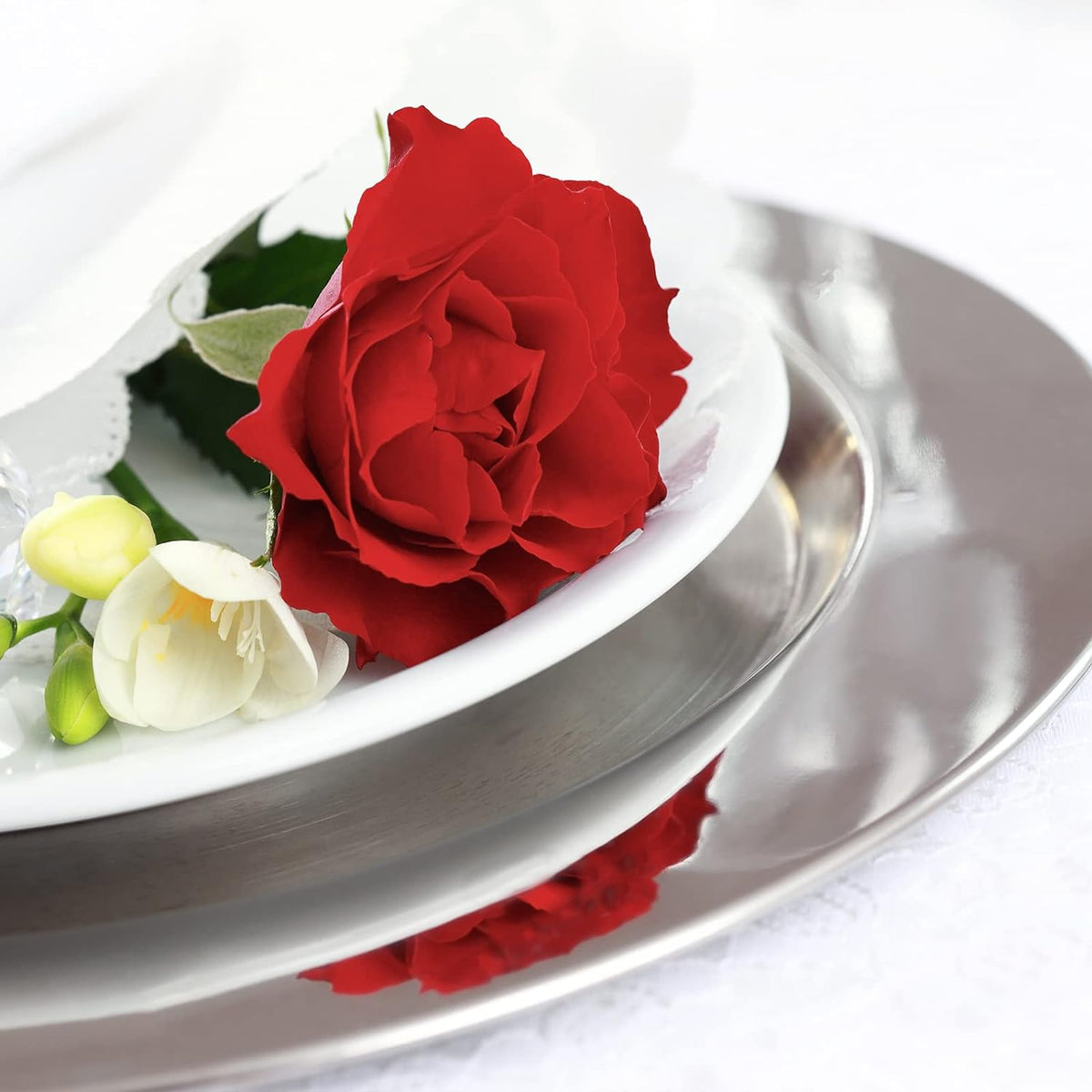 PLATO BASE 33 CM ACERO INOX