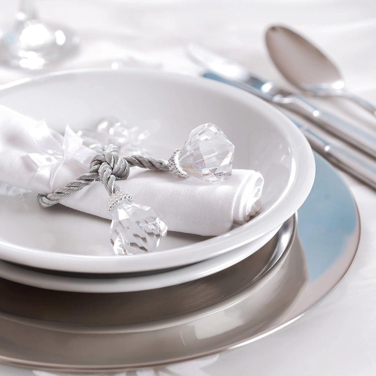 PLATO BASE 33 CM ACERO INOX