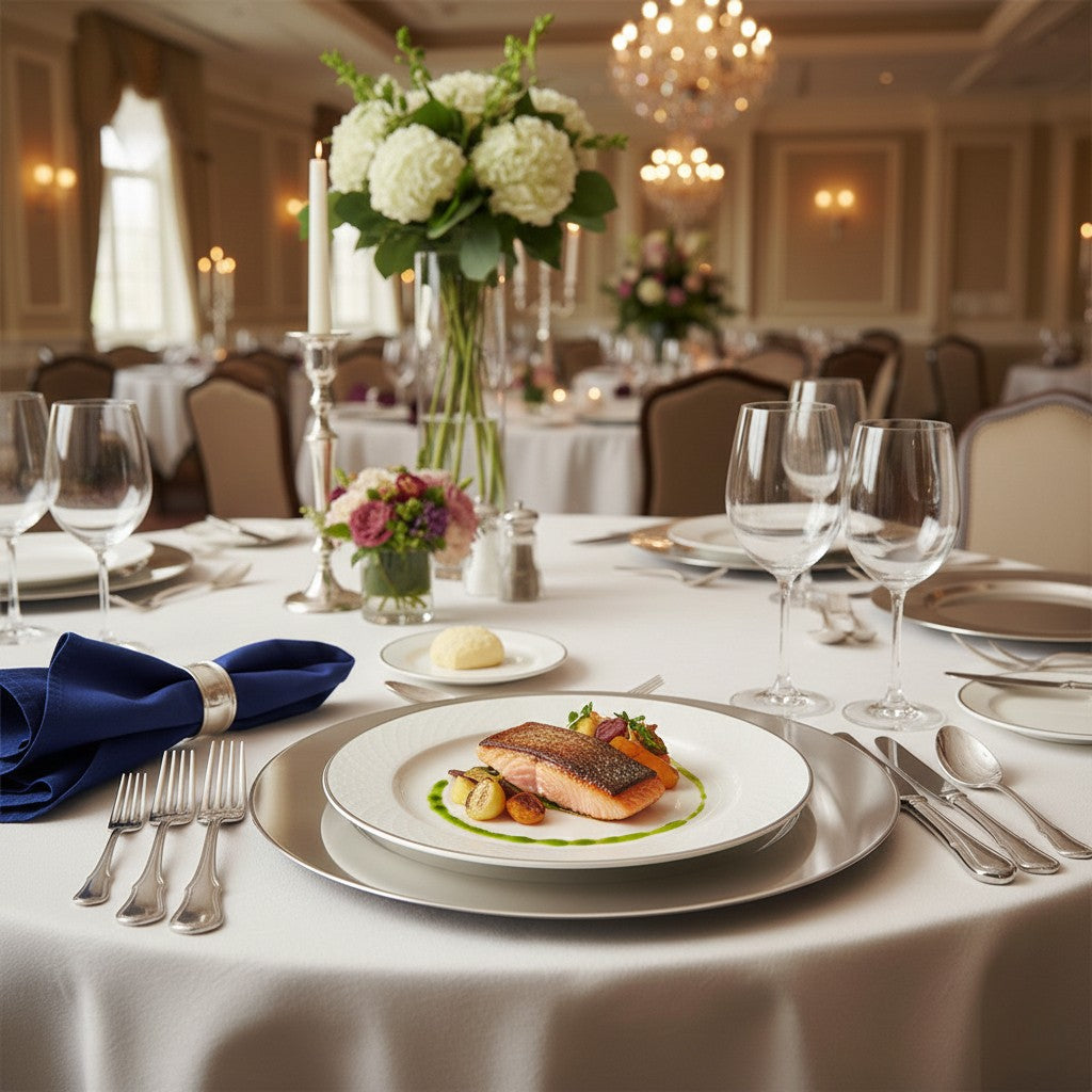 PLATO BASE 33 CM ACERO INOX