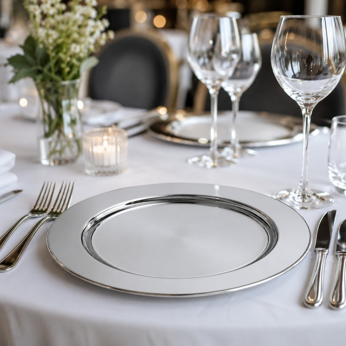 PLATO BASE DE SERVICIO 31.4 CM COSMOS
