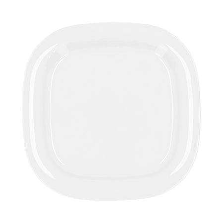 PLATO CUADRADO 25 CM BLANCO