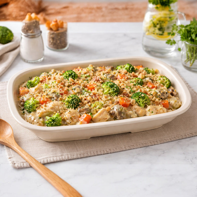 PLATO CUADRILONGO 10" BEIGE