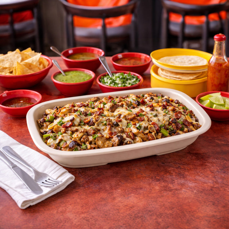 PLATO CUADRILONGO 10" BEIGE