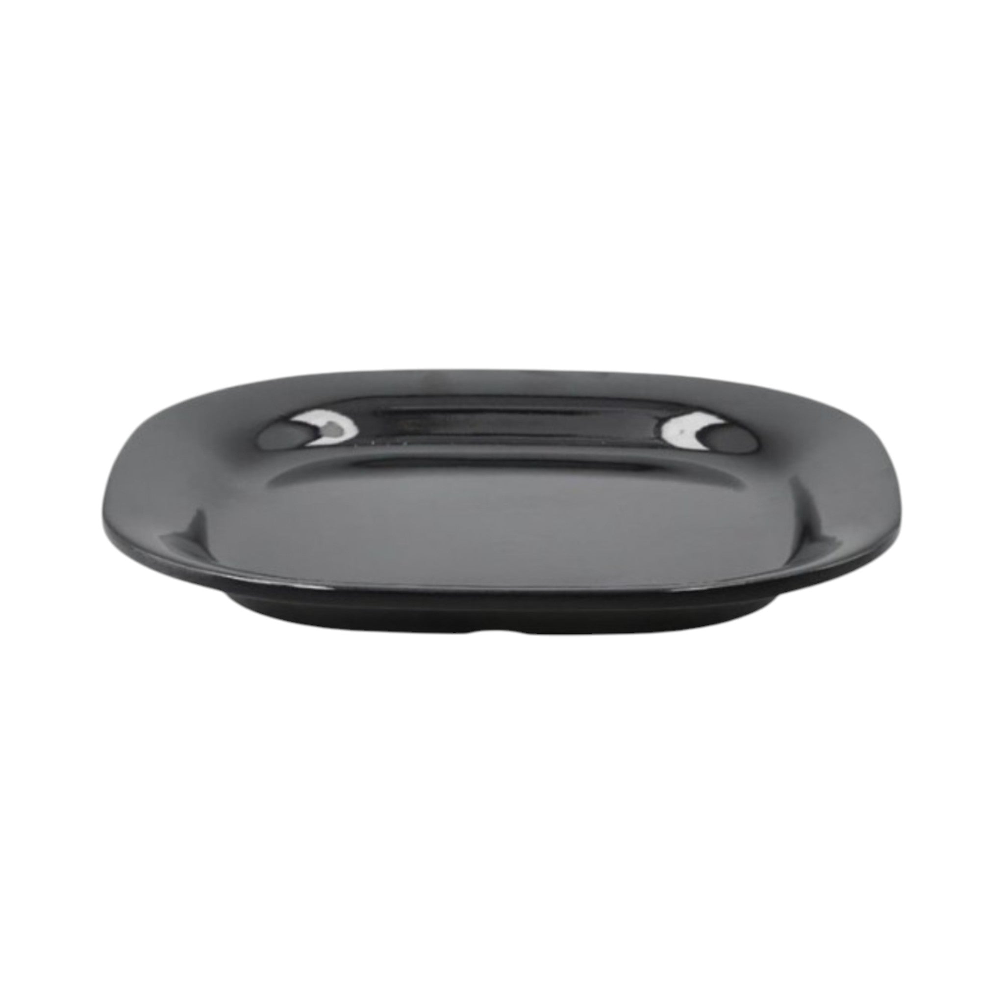 PLATO ENSALADA 10" NEGRO 25 CM