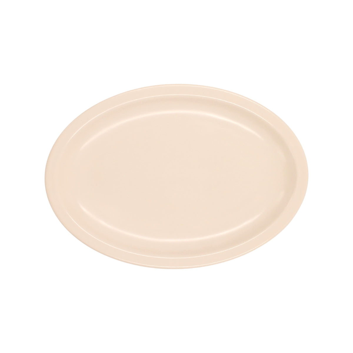 PLATO OVALADO 11.5" BEIGE 29 CM