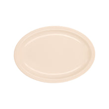 Cargar imagen en el visor de la galería, PLATO OVALADO 11.5" BEIGE 29 CM
