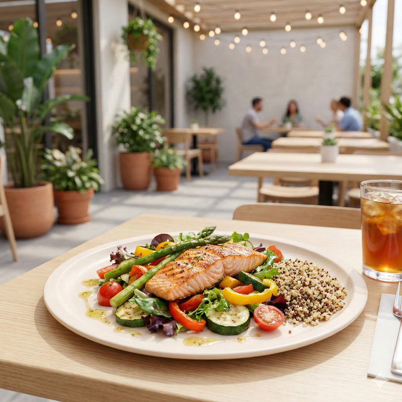 PLATO OVALADO 13.0" BEIGE 34 CM