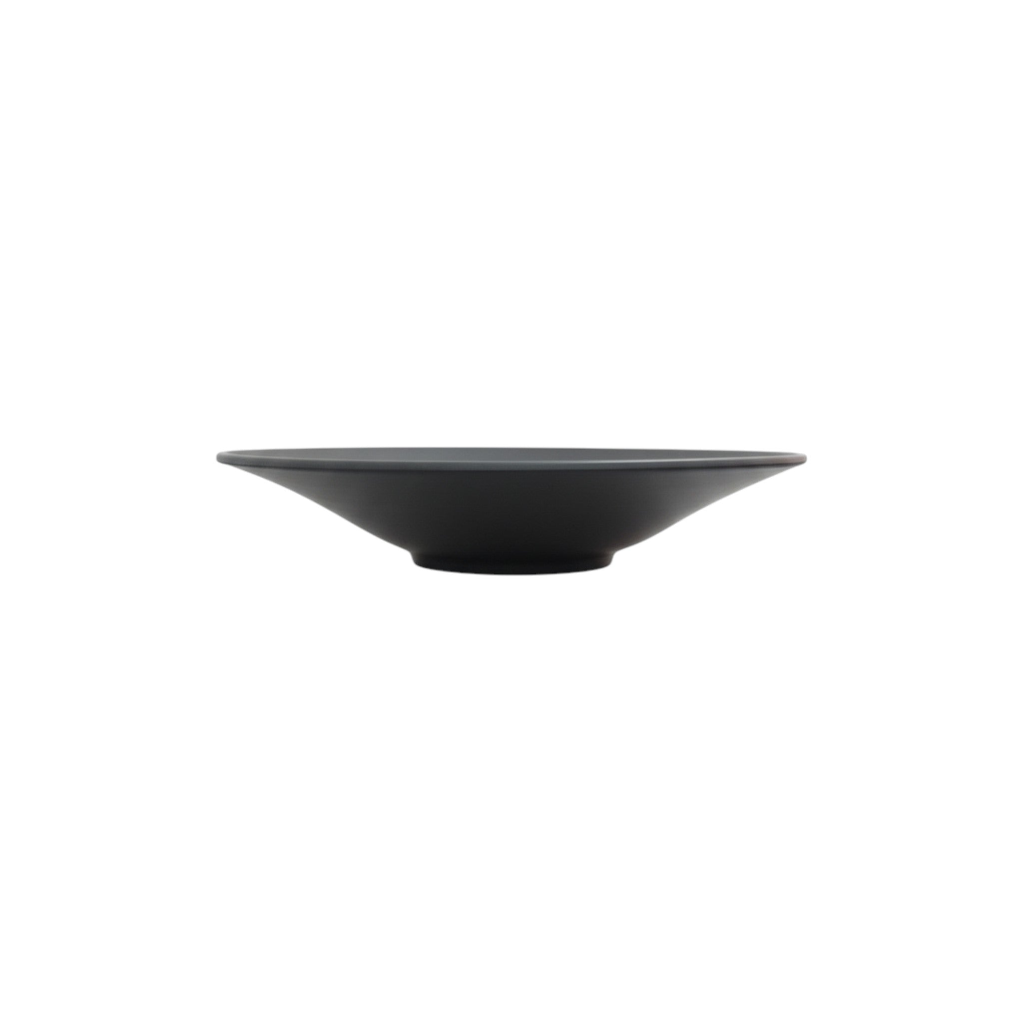 PLATO PASTA 28 CM NEGRO MATE