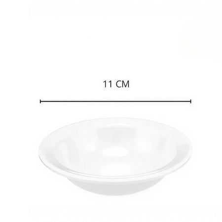 PLATO POSTRE 4.5" BCA. DIAMANTE