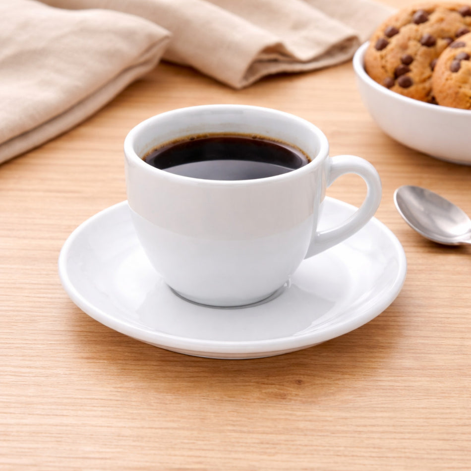 PLATO P/TAZA DE 14 CM BLANCA