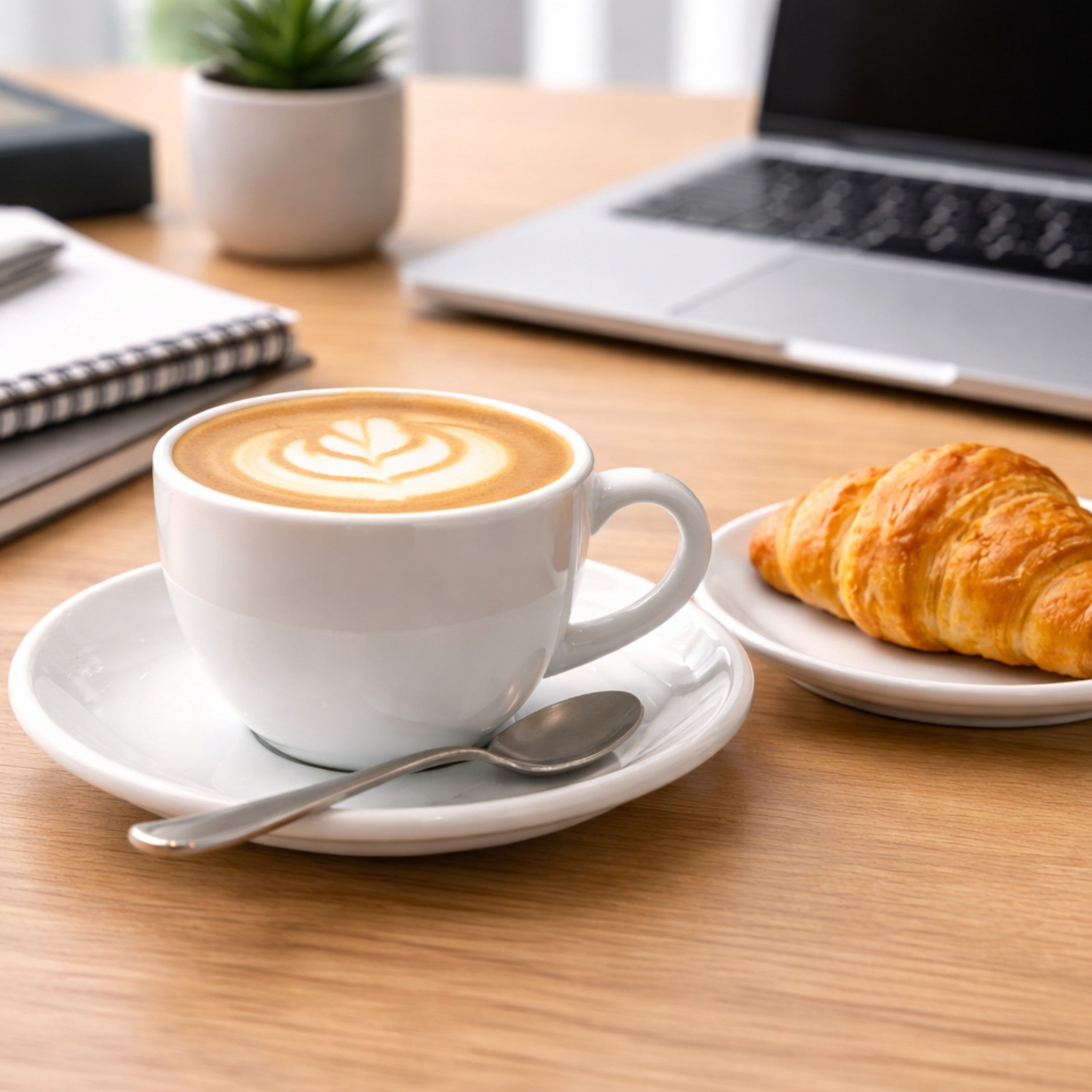 PLATO P/TAZA DE 14 CM BLANCA