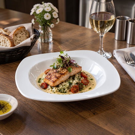 PLATO SOPERO CUAD 9.5" DIAMANTE