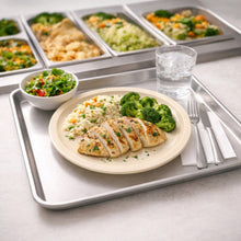 Cargar imagen en el visor de la galería, PLATO TRINCHE 10" BEIGE 25 CM
