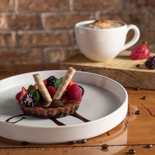 PLATO TRINCHE BARCELONA 30 CM BLANCO