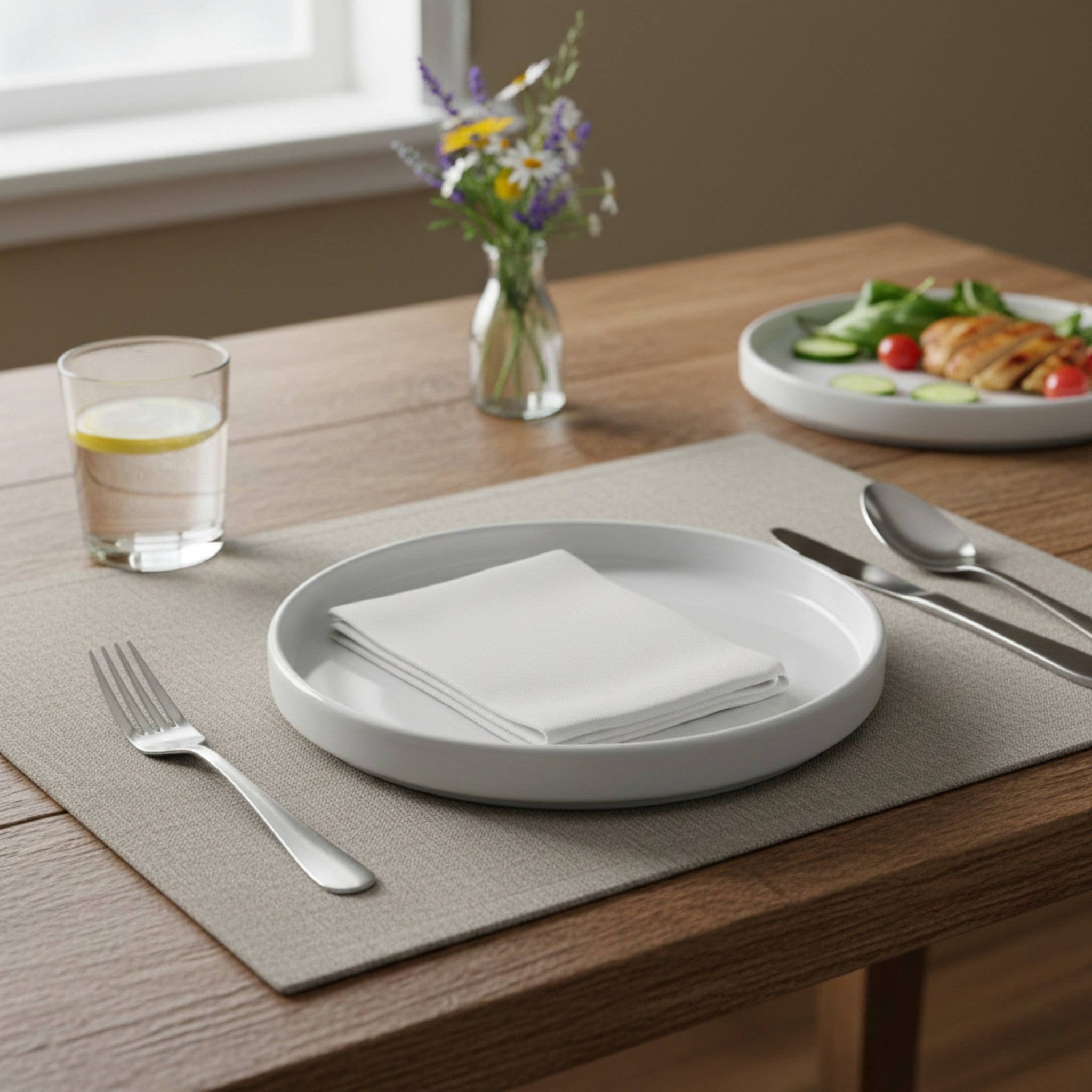 PLATO TRINCHE BARCELONA 30 CM BLANCO