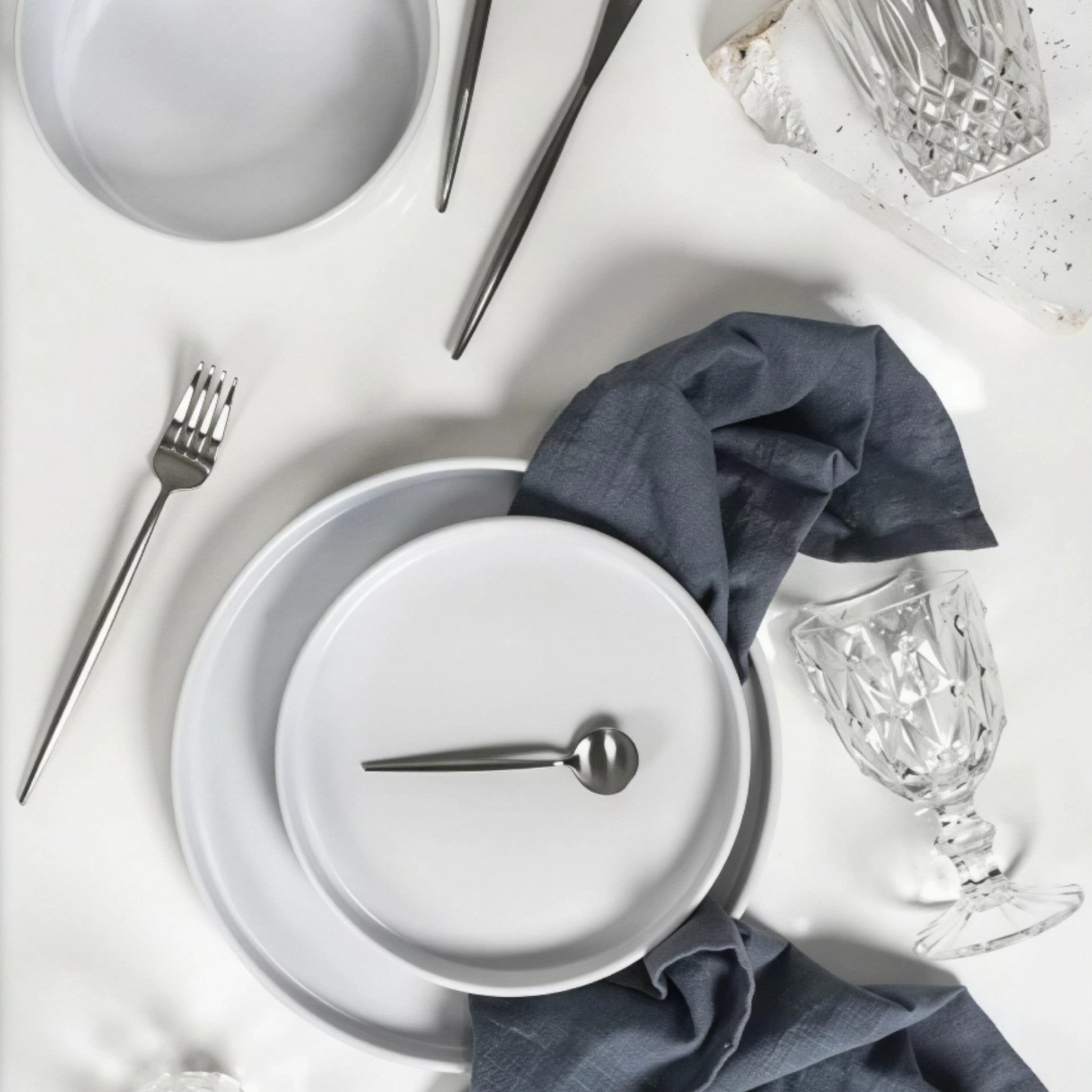 PLATO TRINCHE BARCELONA 30 CM BLANCO