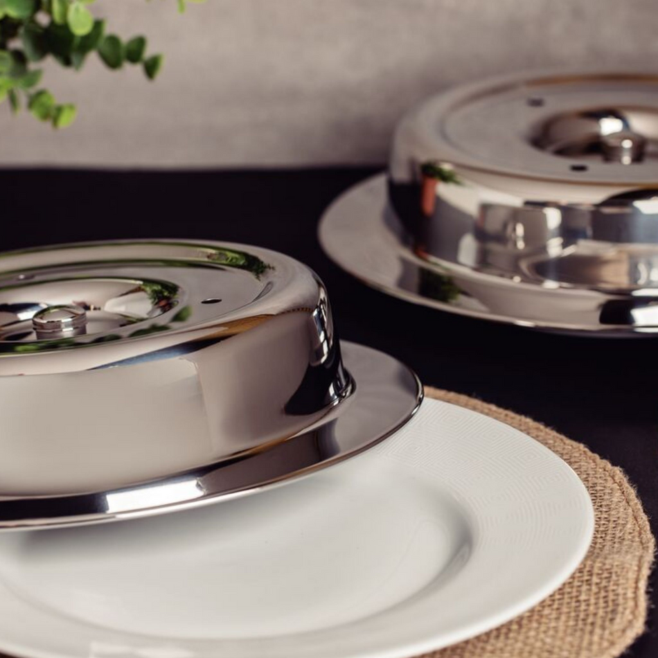 CAMPANA CUBRE PLATO 28 CM AC INOX