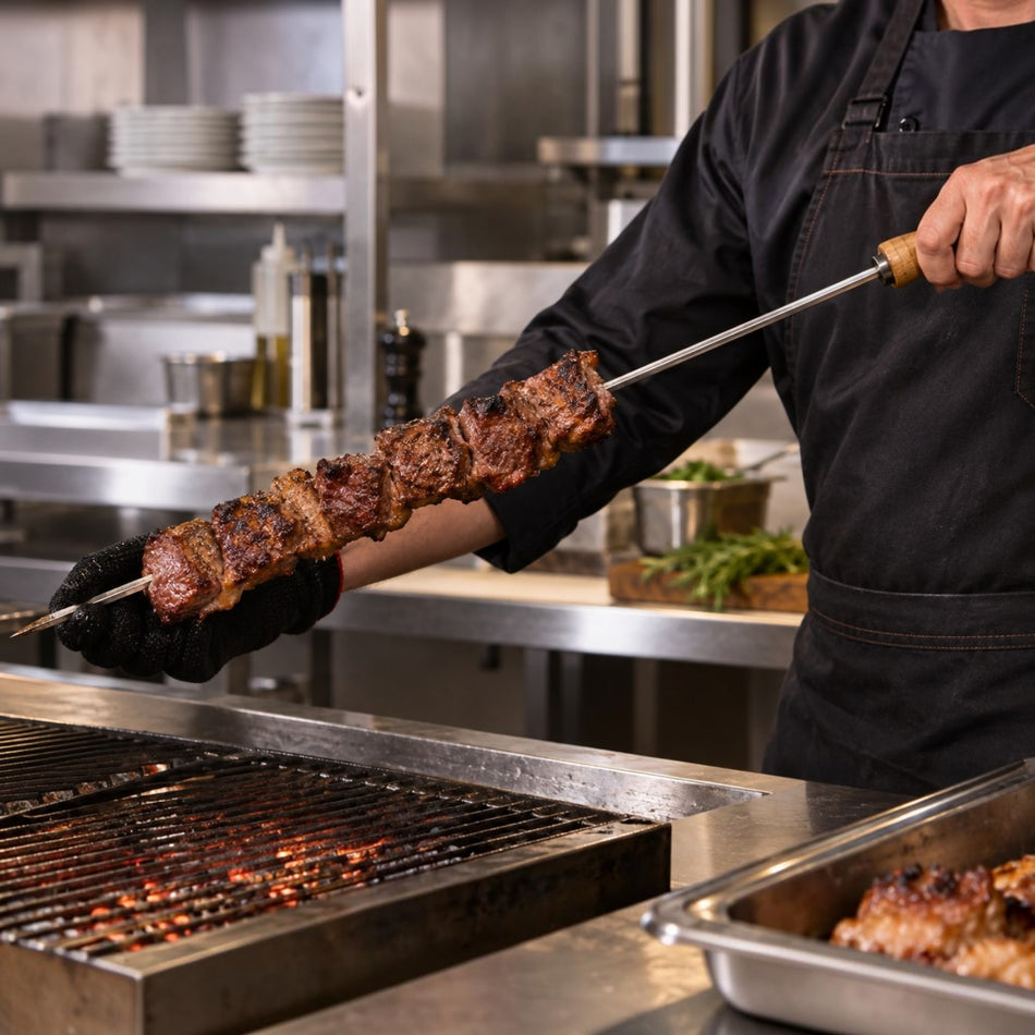 Pincho p/asado 75 x 1.0 cm